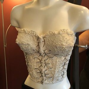 Pearled corset